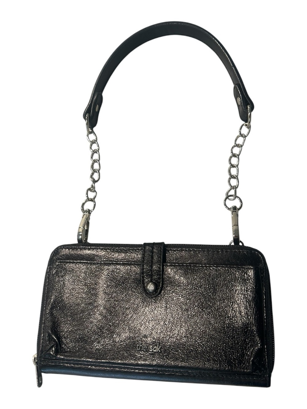 the sak Black Leather 3 in 1 phone wallet